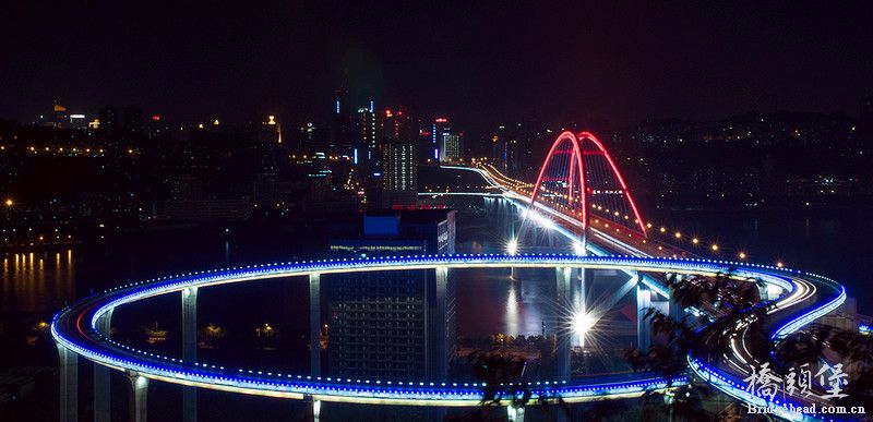 菜园坝大桥夜景