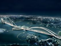 迪拜龙须拱桥桥型方案