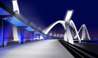 迪拜第5大桥 (Dubai 5th Crossing Bridge)照明设计
