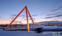 为了行人也为了鲑鱼，冰岛建了两座这样的桥