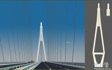 万州长江三桥主塔景观创意方案