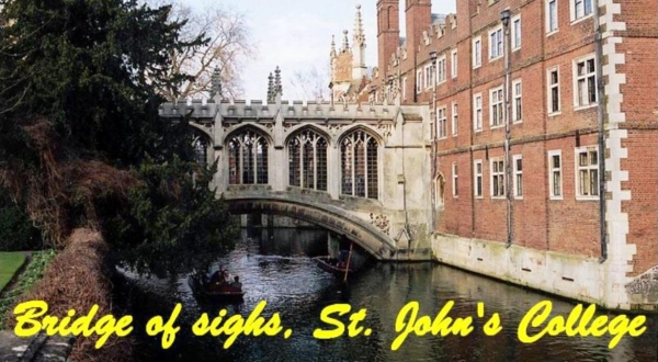 英国剑桥大学叹息桥（Bridge_of_Sighs Saint_John's_College Cambridge_University）