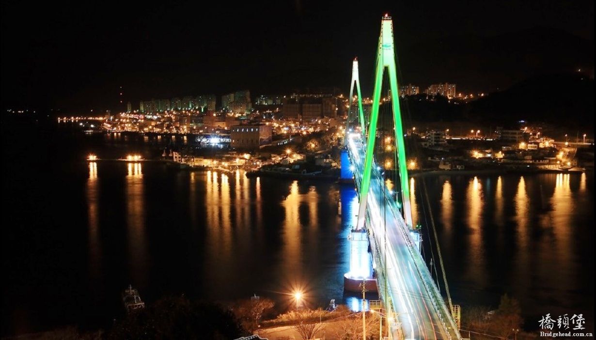 韩国全罗南道丽水市突山大桥（Dolsan Bridge）