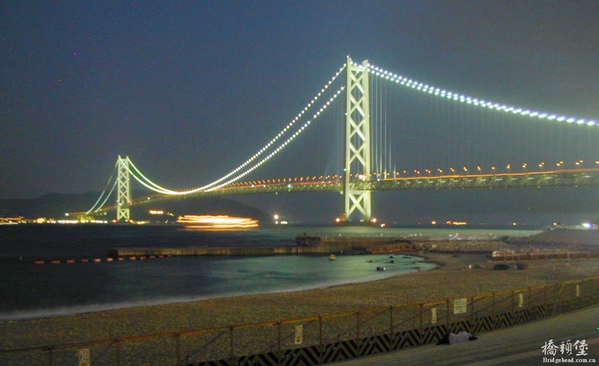 日本明石海峡大桥（Akashi Kaikyo Bridge）