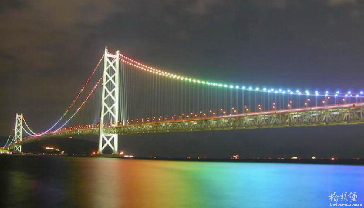 日本明石海峡大桥（Akashi Kaikyo Bridge）