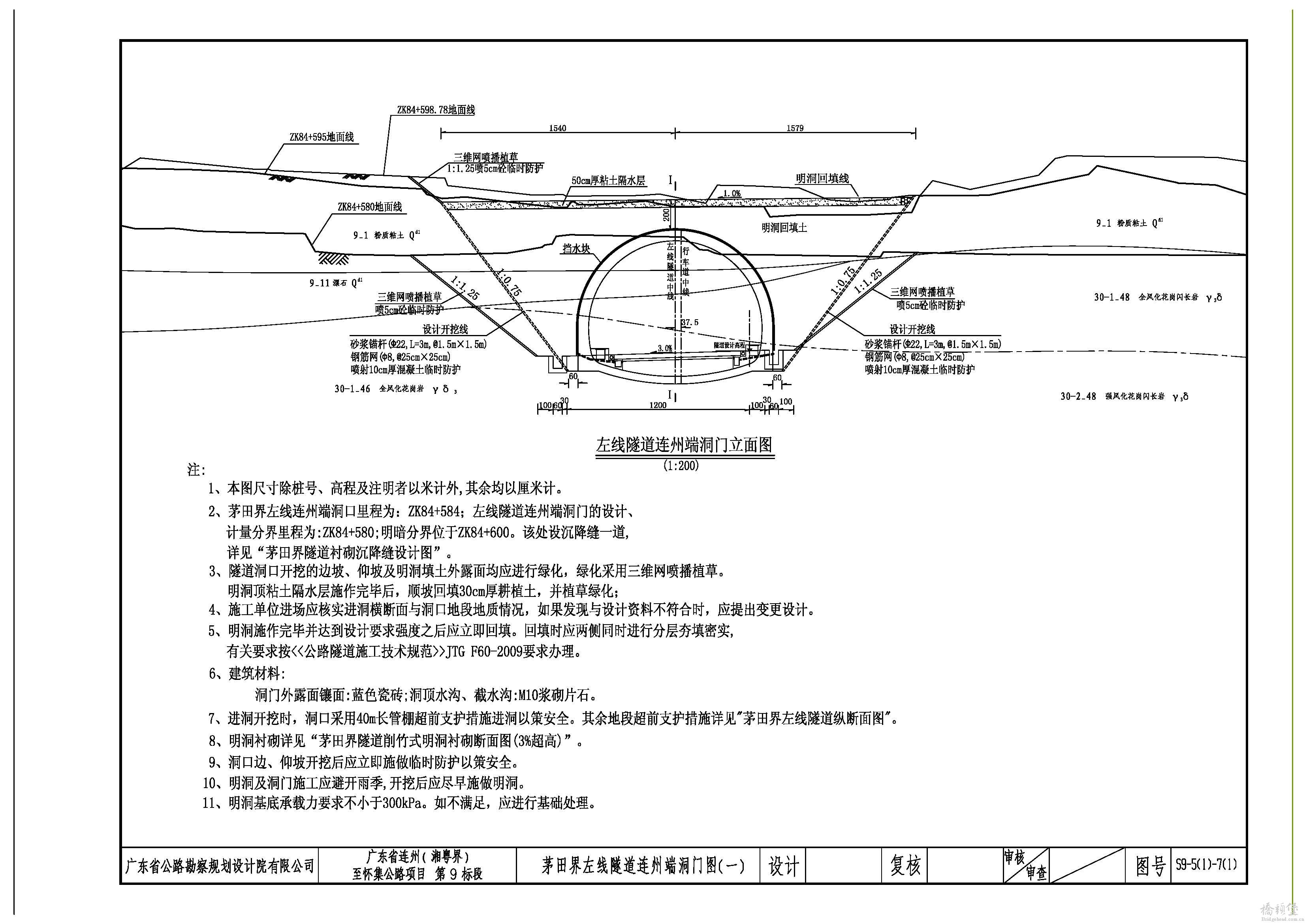 S9-5(1)-7茅田界左线隧道连州端洞门图_一_~_五_.jpg