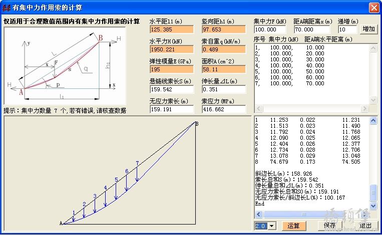 斜拉索计算2