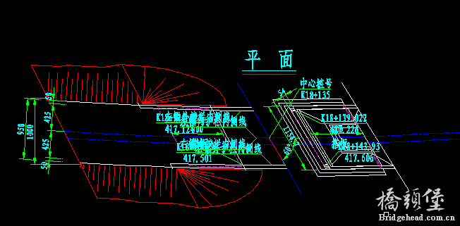 桥型布置平面图