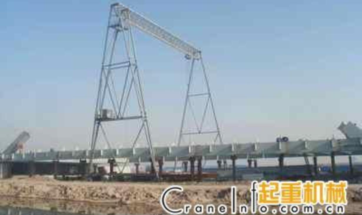 星海湖大桥，武桥重工桥机公司生产制造并负责安装。