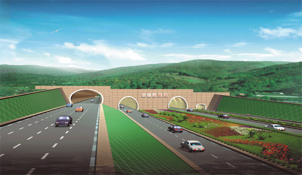 东莞五环路马石山隧道.gif