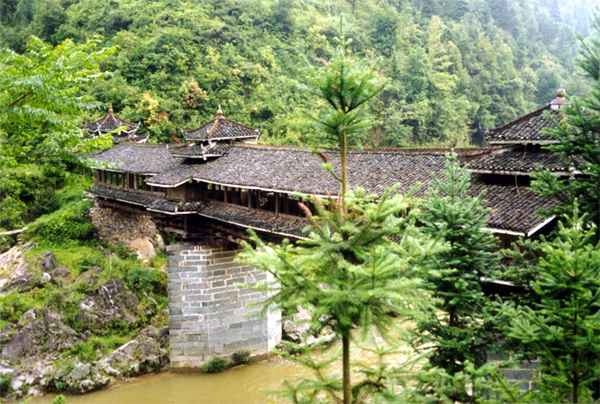 龙胜平等乡孟滩风雨桥