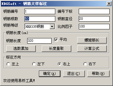 钢筋大样标注