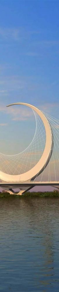 西安国际社区沣邑大桥概念设计方案