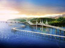 湖南某985大学设计院景观桥投标效果图（精品）