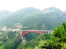 湖北恩施G318国道马水河南里渡大桥
