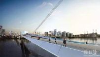 伦敦泰晤士河桥的七十多种国际设计方案