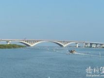 唯美桥梁——中国台湾台南县七股溪桥
