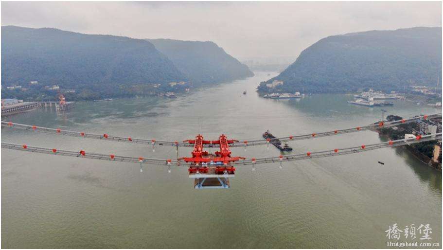 重庆郭家沱长江大桥完成80%，预计明年10月底具通车条件