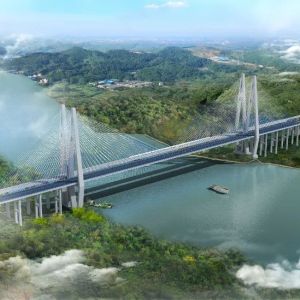 渝万高铁石沱长江大桥开工建设