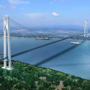 国内最大跨！南京仙新路过江通道工程北引桥合龙